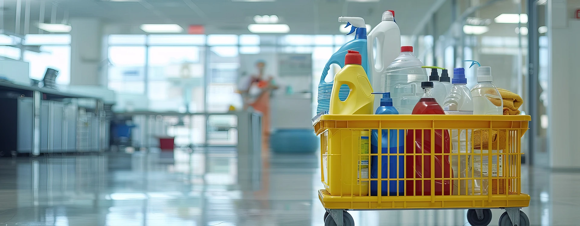 Janitorial supply background